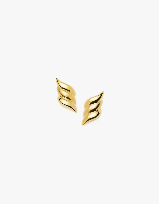 Savi Signature Stud Earrings - Gold