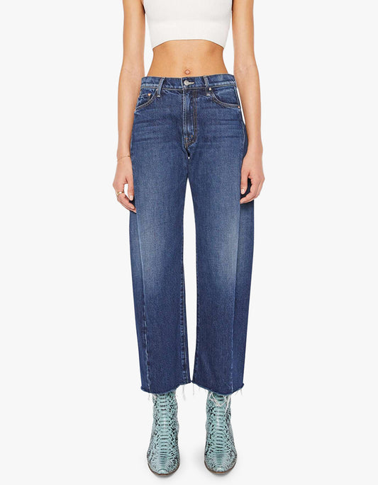 Mid Rise Full Pipe Flood Fray - Unplugged