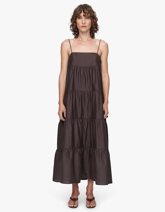 Ophelia Dress - Tapenade