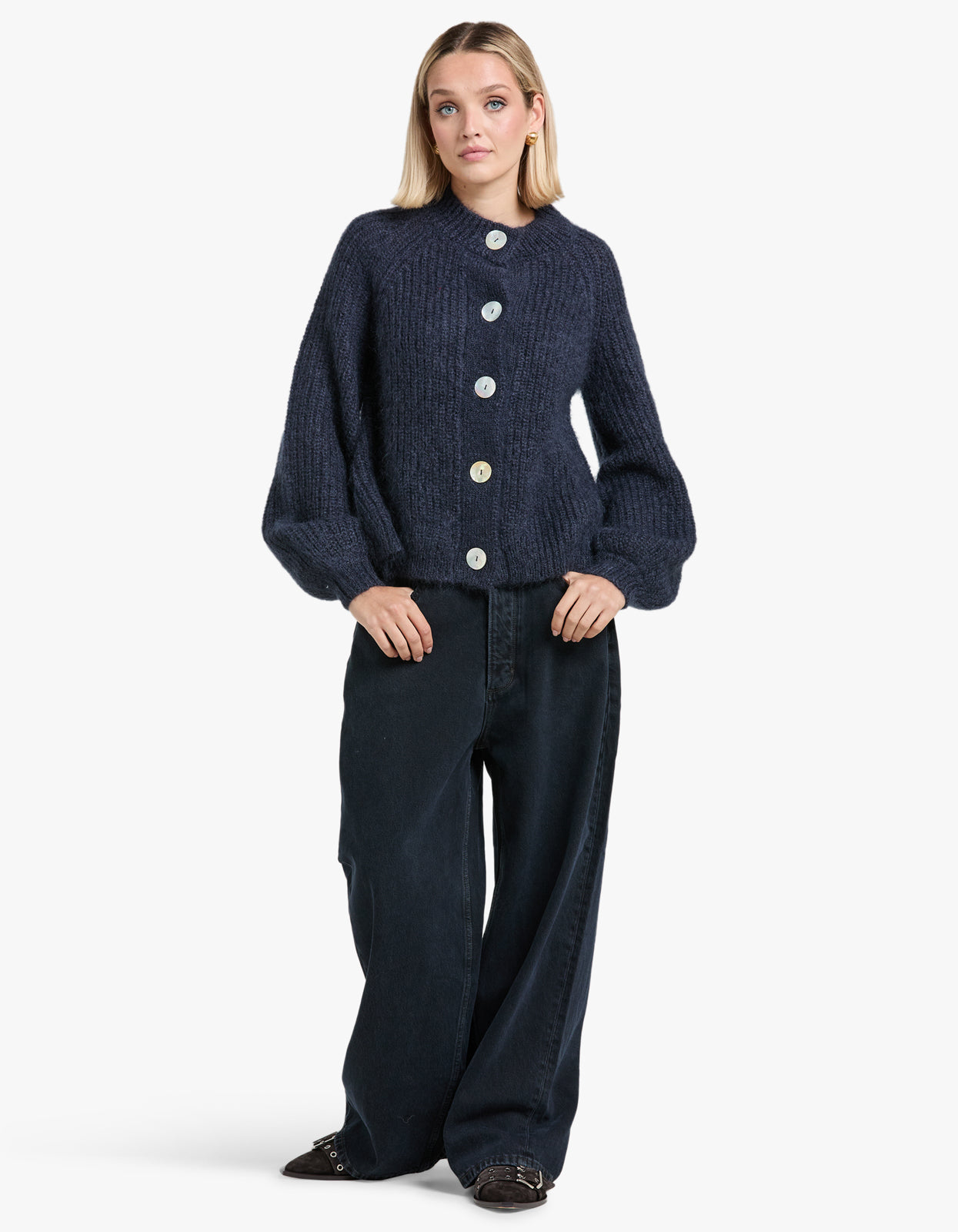 Cait Cardigan - Navy