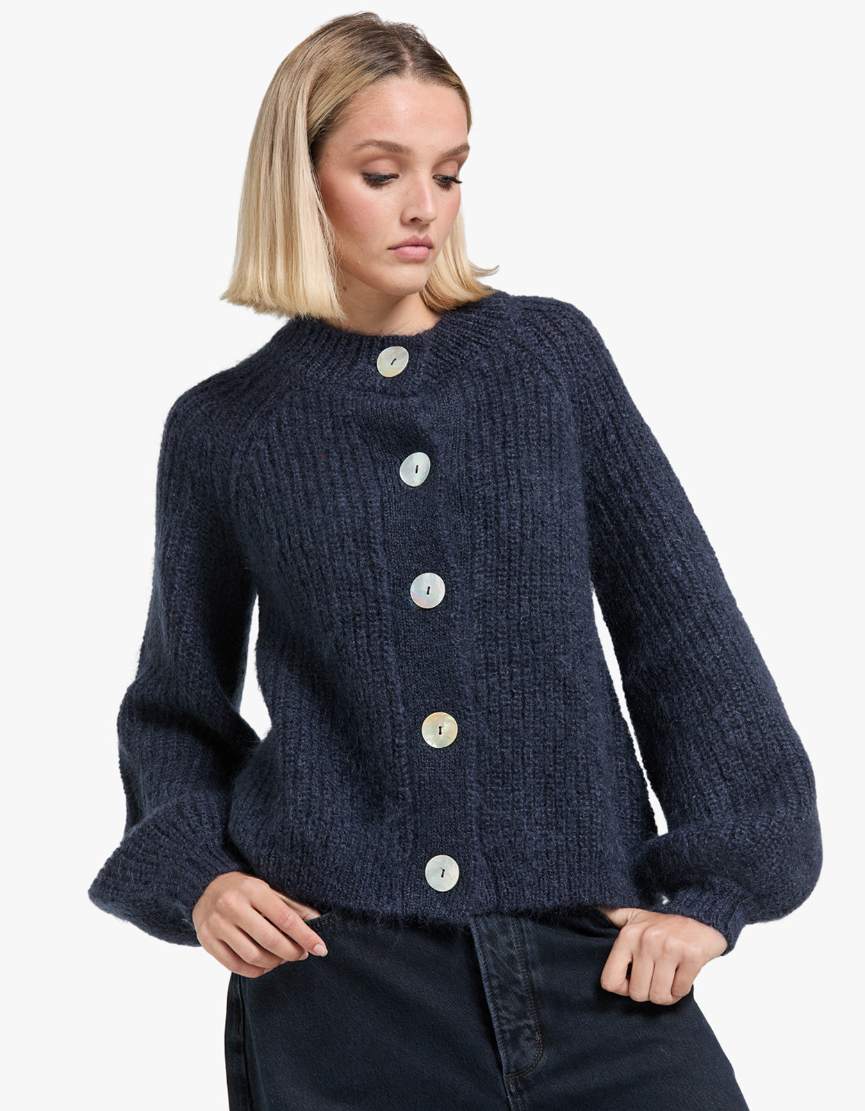 Cait Cardigan - Navy
