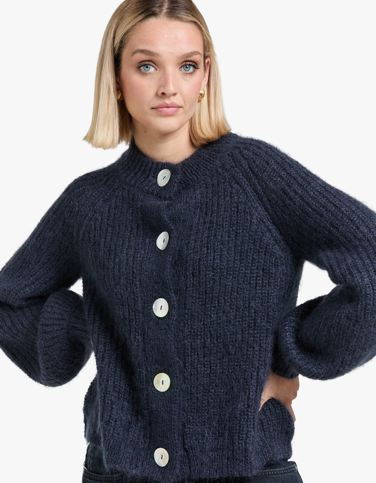 Cait Cardigan - Navy