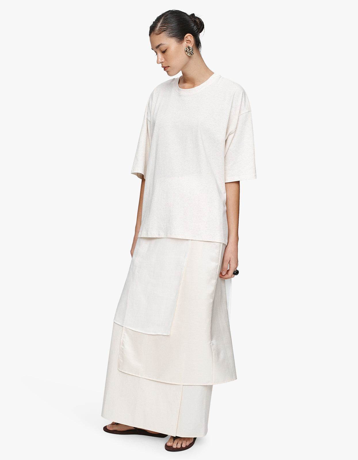 Austin Tee - Oat Marle