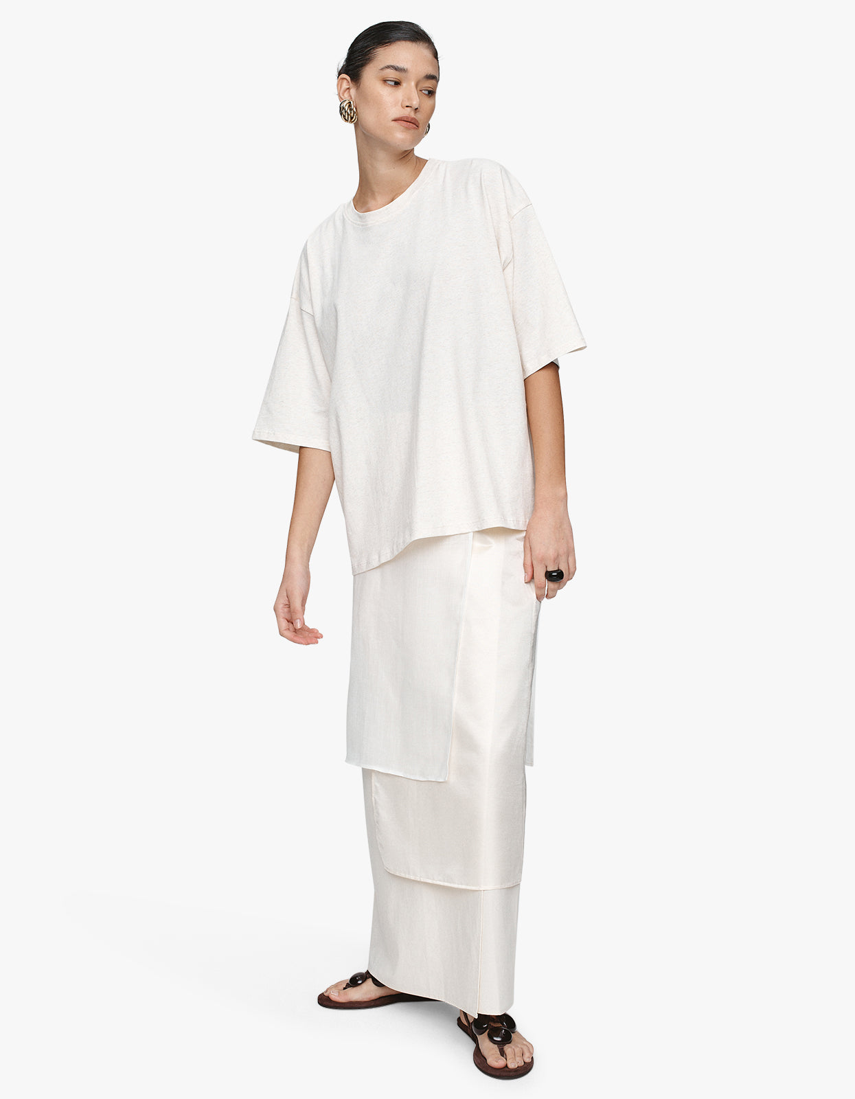 Austin Tee - Oat Marle