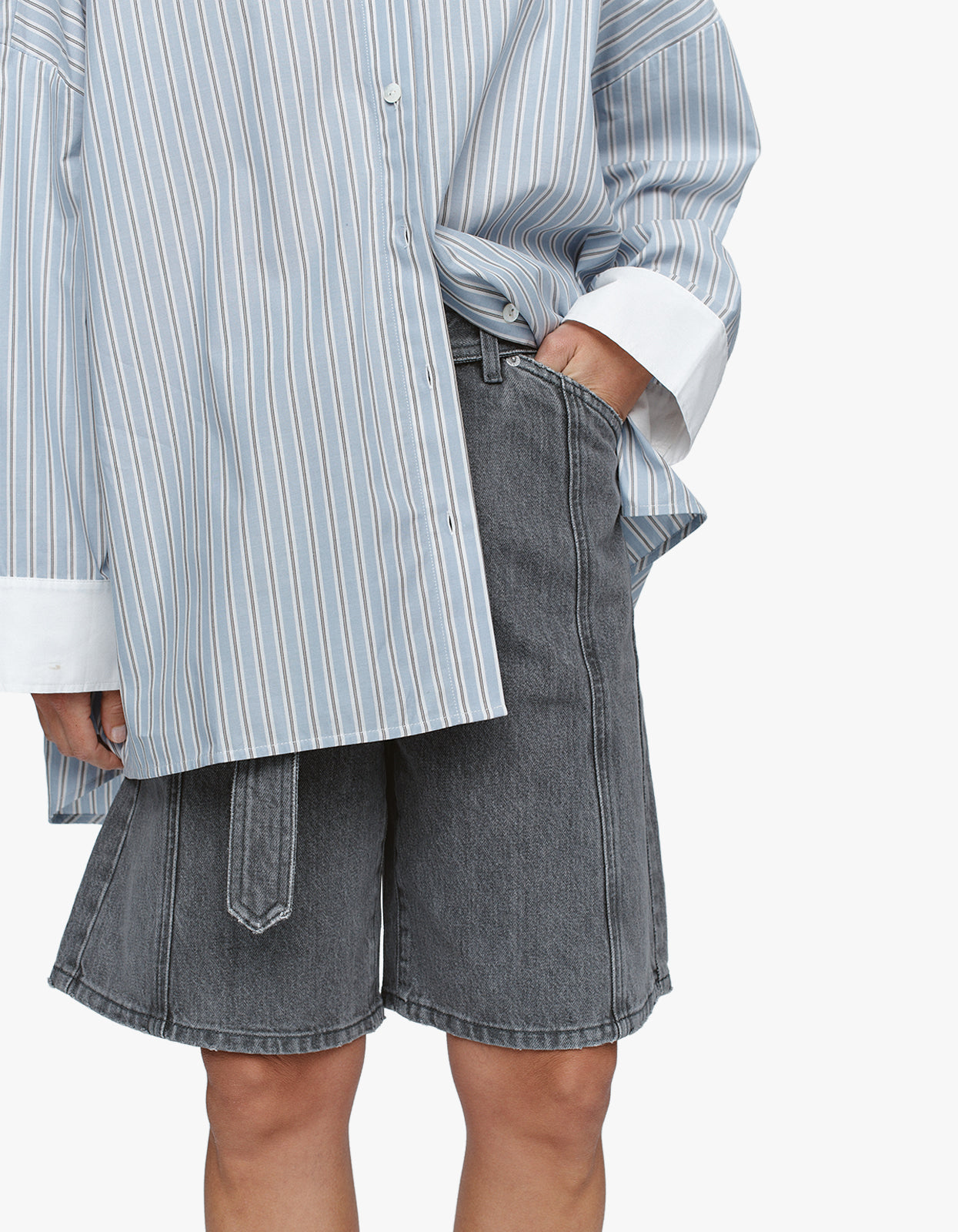 Edie Shirt - Bleu Stripe
