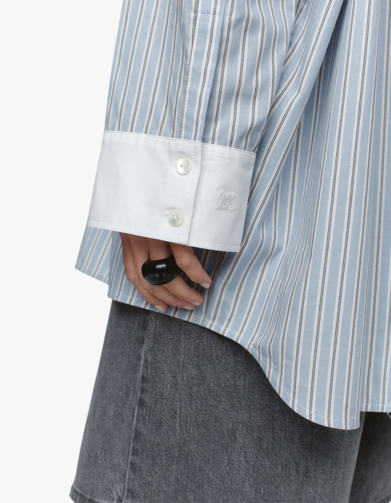 Edie Shirt - Bleu Stripe