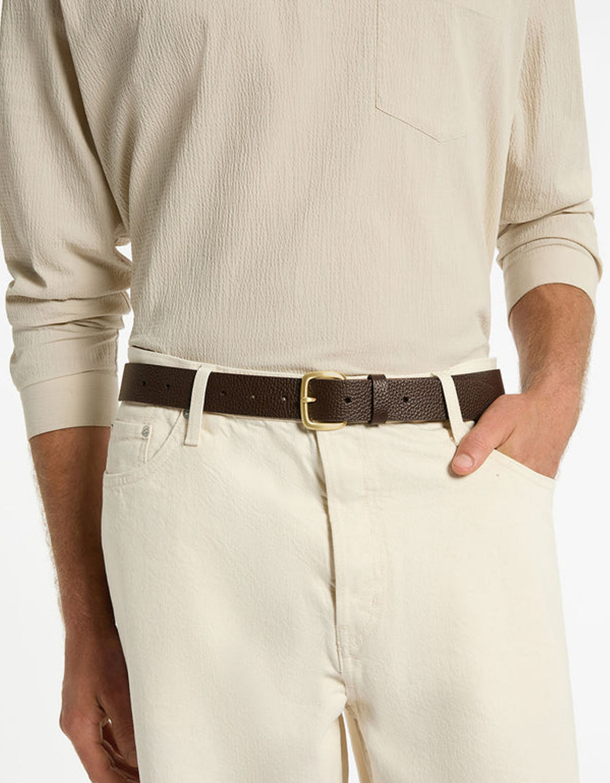 Ease Up Belt - Choclate/Gold