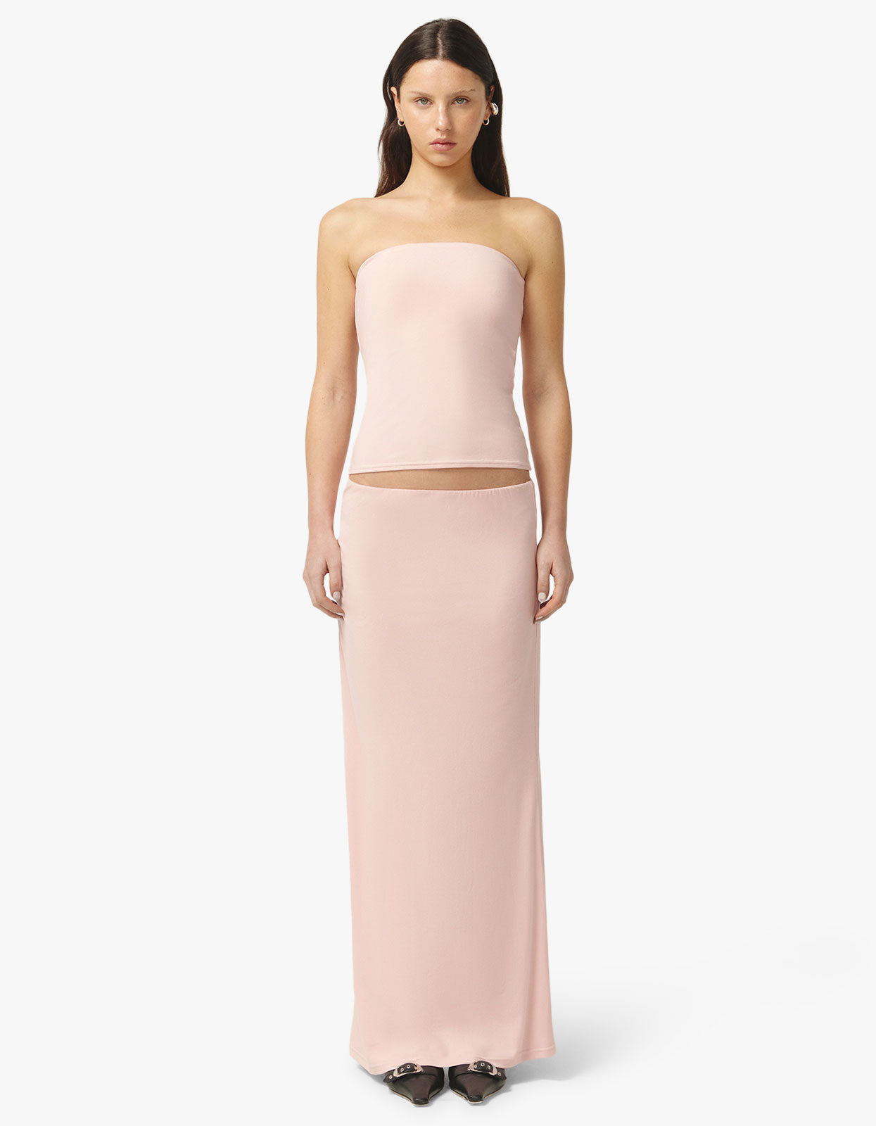 Strapless Top - Baby Pink