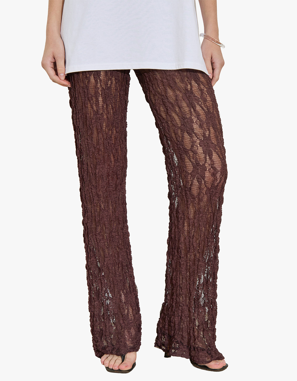 Lace Pant - Chocolate