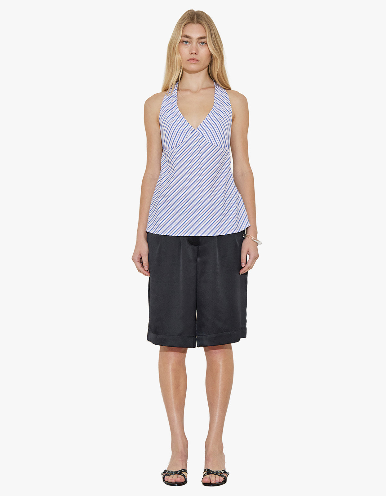 Vintage Halter Cami - Stripe