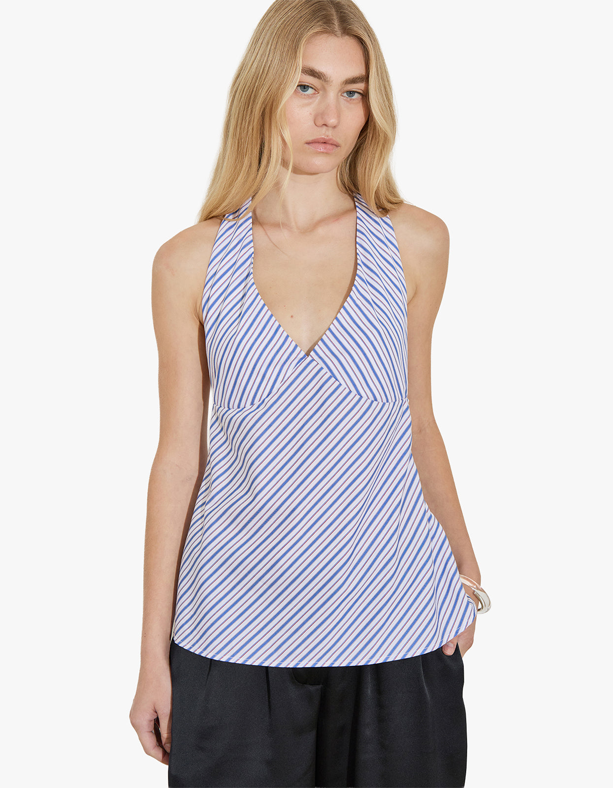 Vintage Halter Cami - Stripe