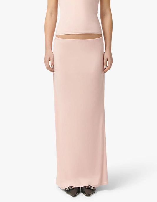 Jersey Maxi Skirt - Baby Pink