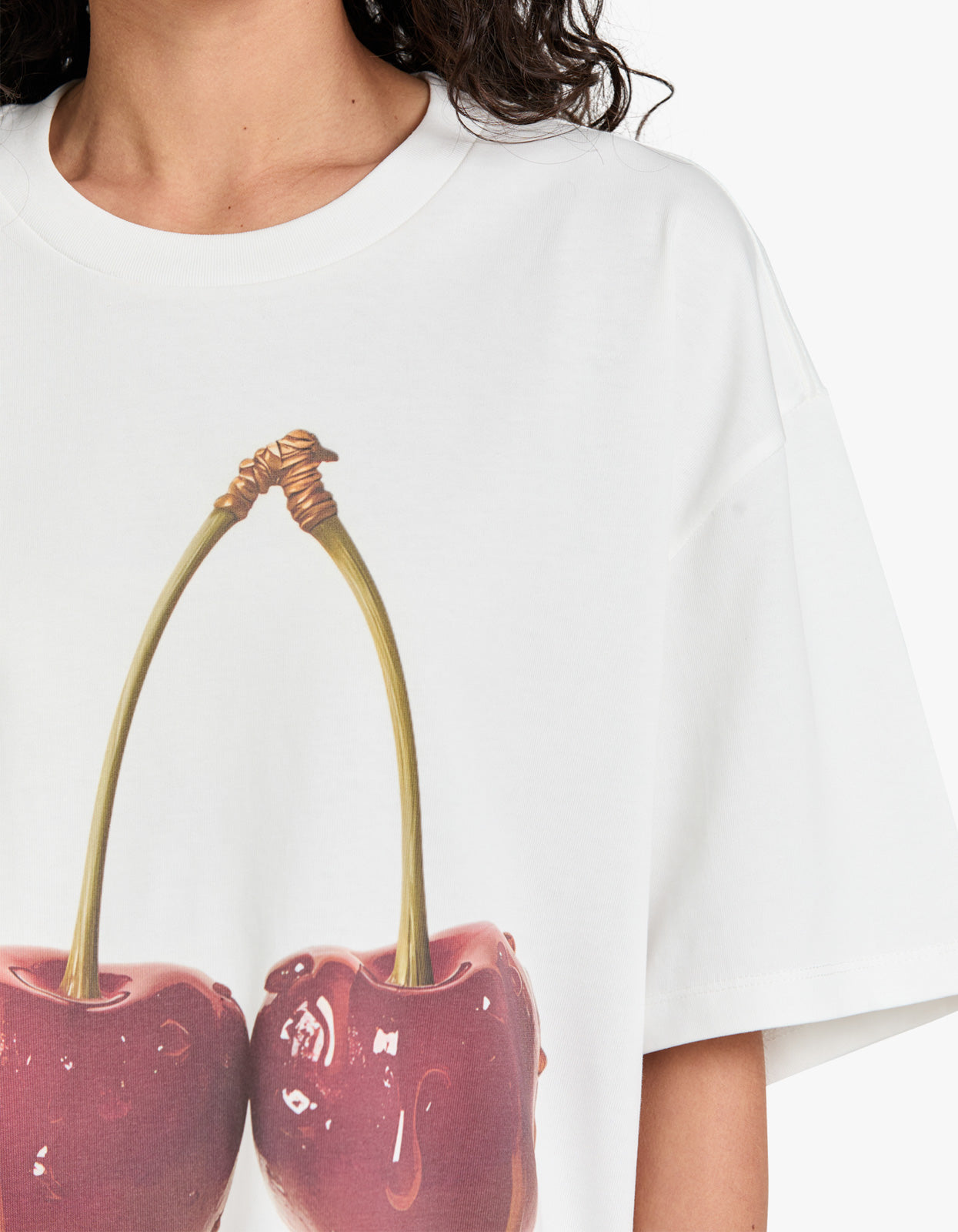 Come Get your Honey Oversize Tee - White