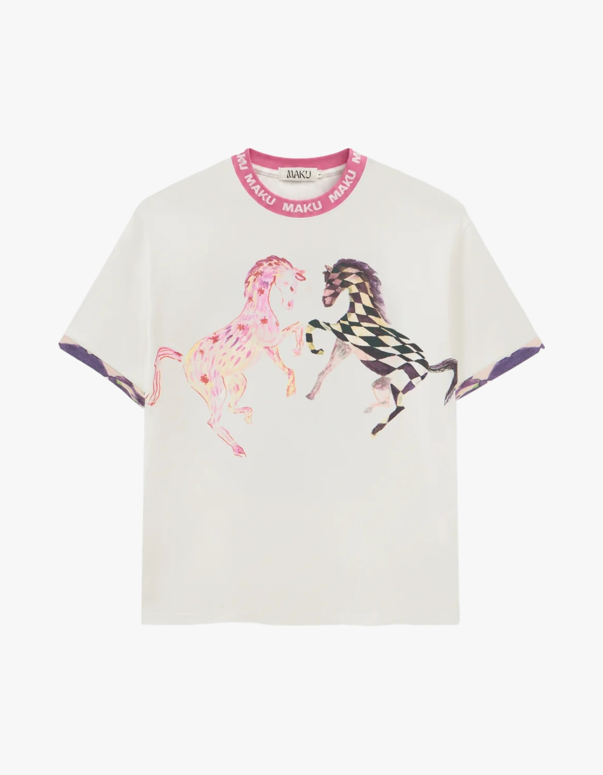 Equestrian Oversize Tee - White