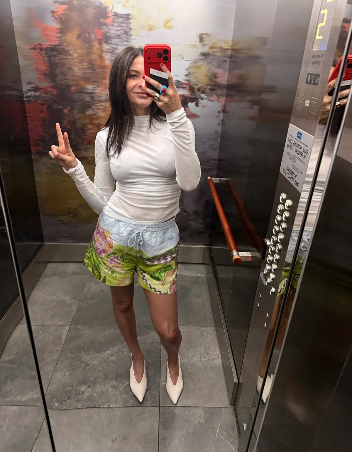 Gardenia Shorts - Print