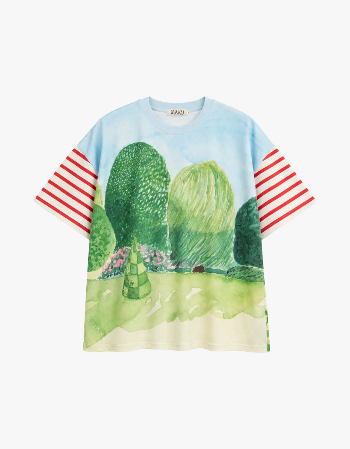 Gardenia Oversized Tee - Green