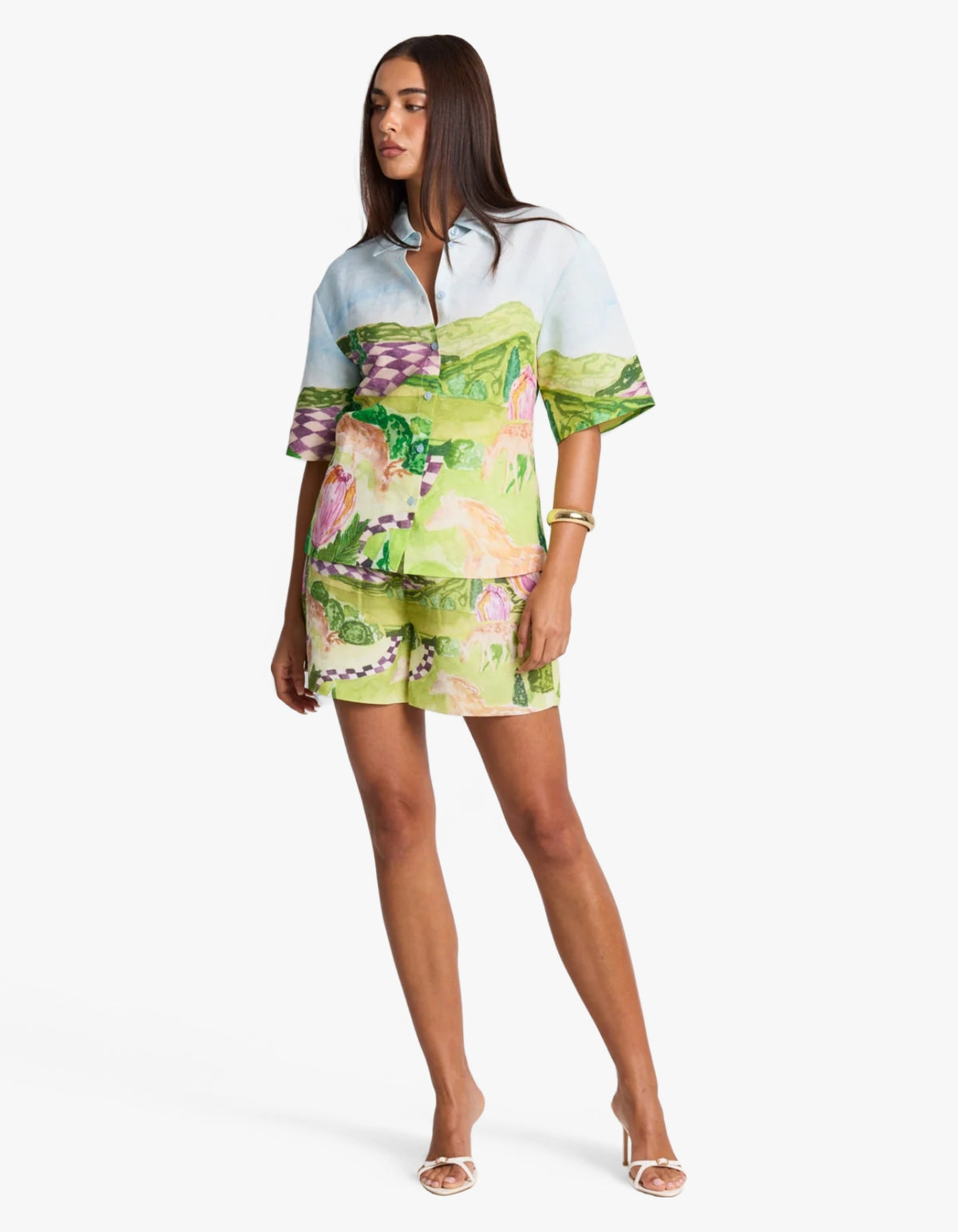 Gardenia Shirt - Print