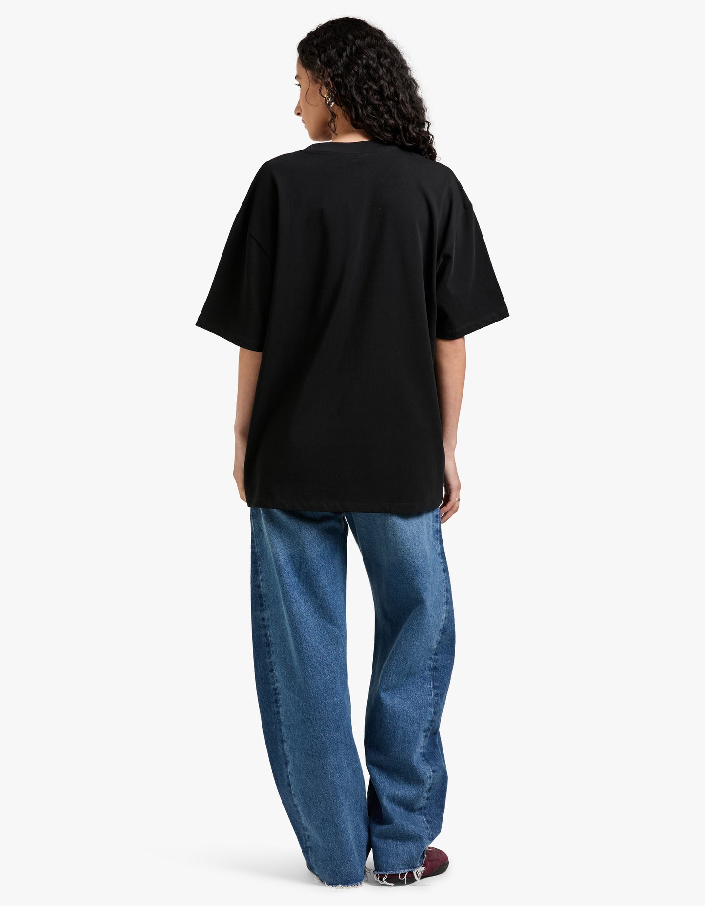 C'Est La Vie Oversize Tee - Black