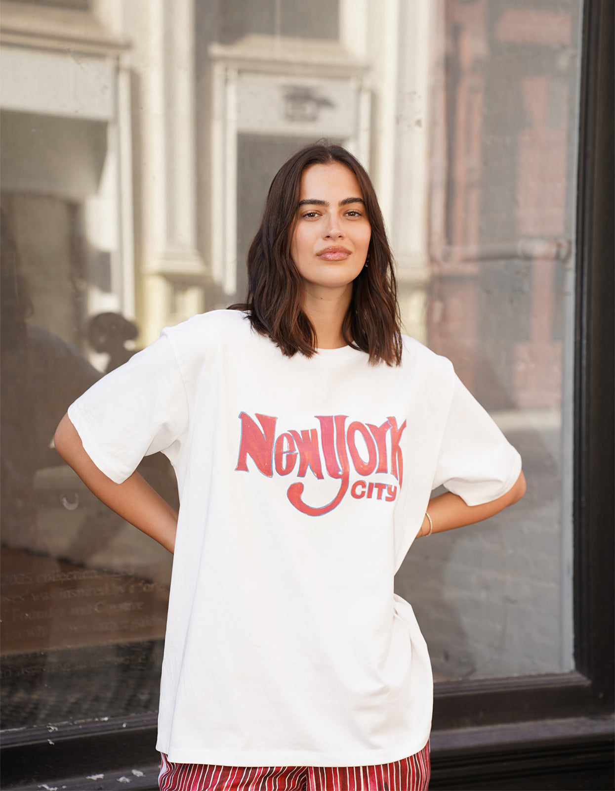 New York Oversize Tee - White – Superette