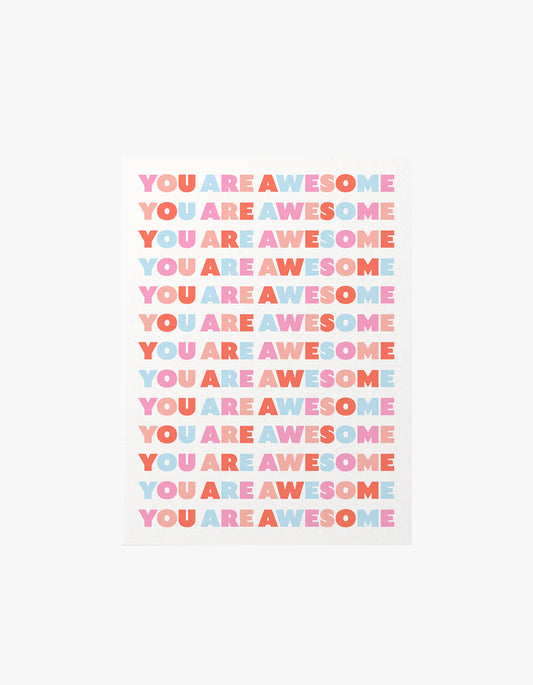 You Are Awesome Card - Multi Tomato