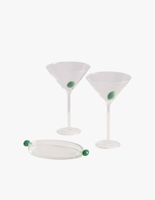 Martini Gift Set - Green