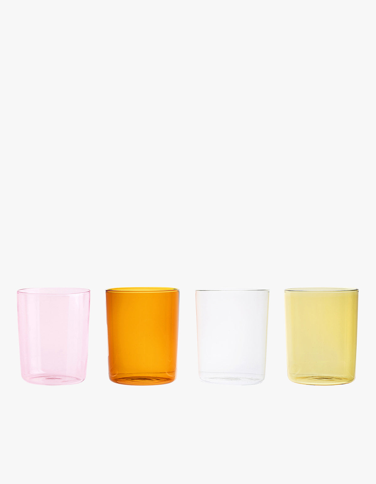 Simple Jug Summer Set - Clear/Amber/Summer