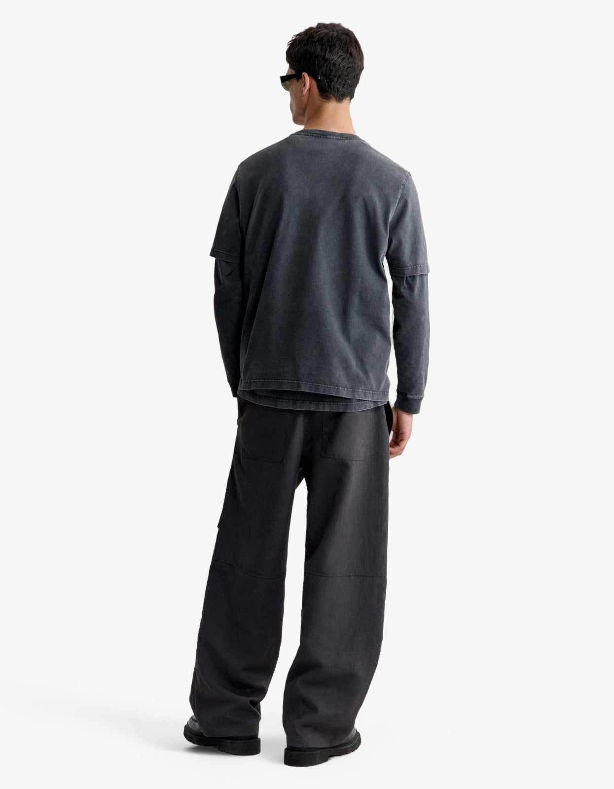 Fox Head Faded Comfort T Shirt - Black Faded