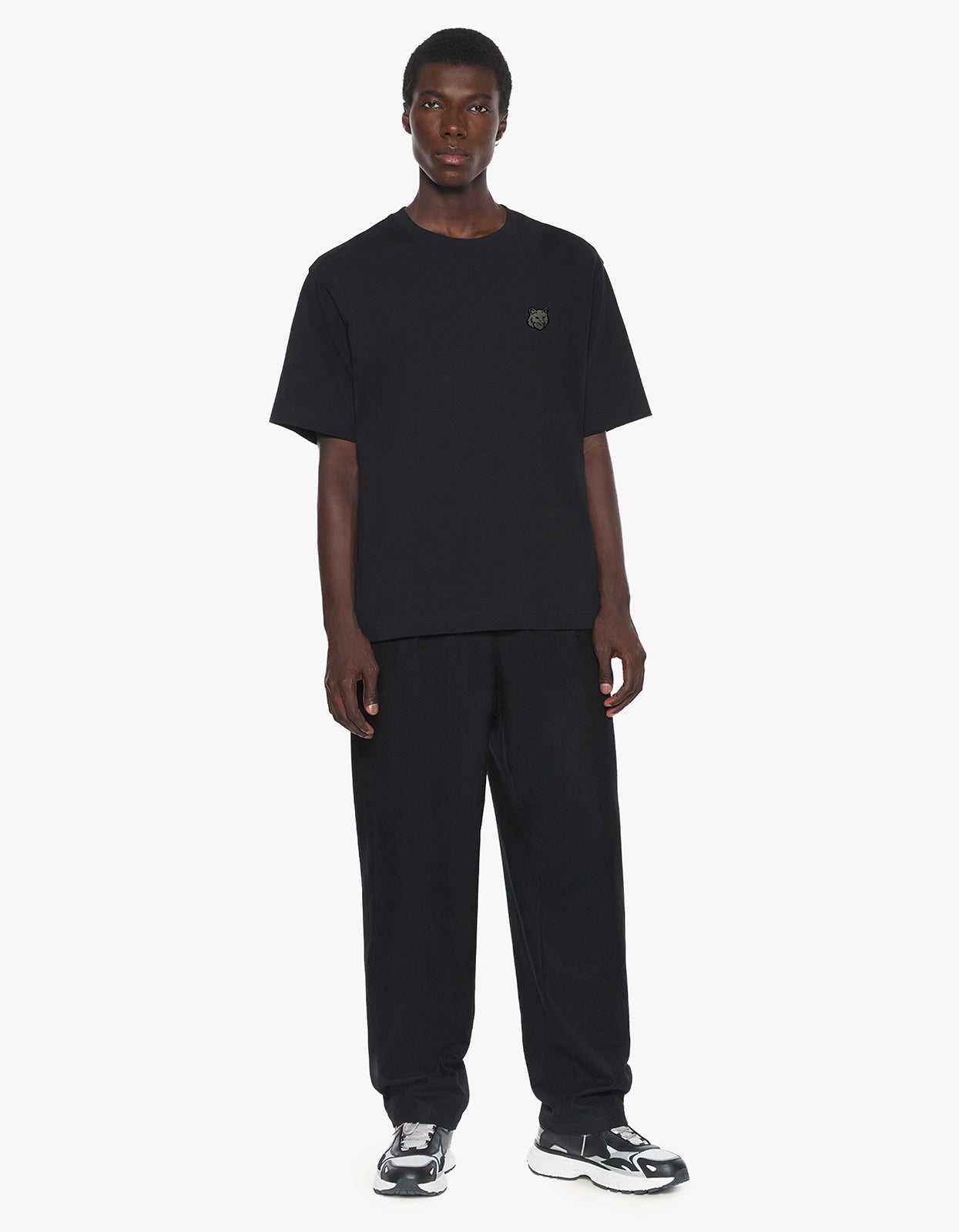 Fox Head Oversize T Shirt - Black