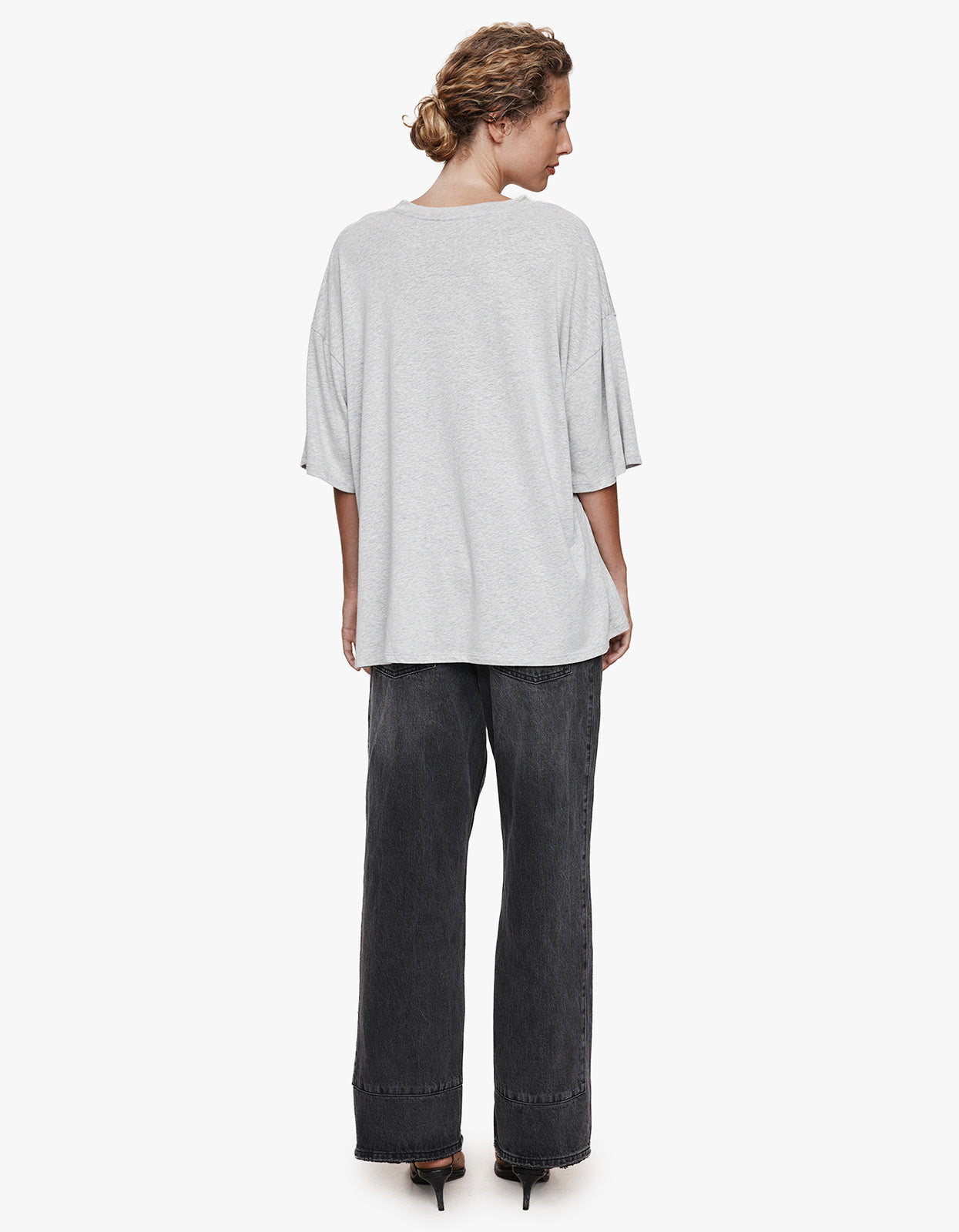 Hele Tee - Grey Marle