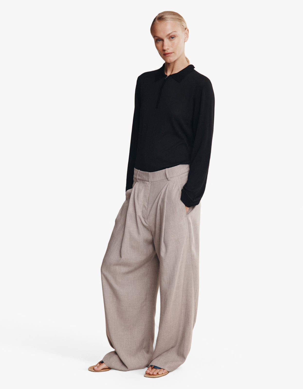 Morrie Pant - Grey Marle