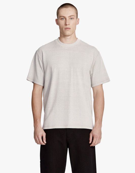 Mens Hemp Jersey Studio Tee - Vintage Stone