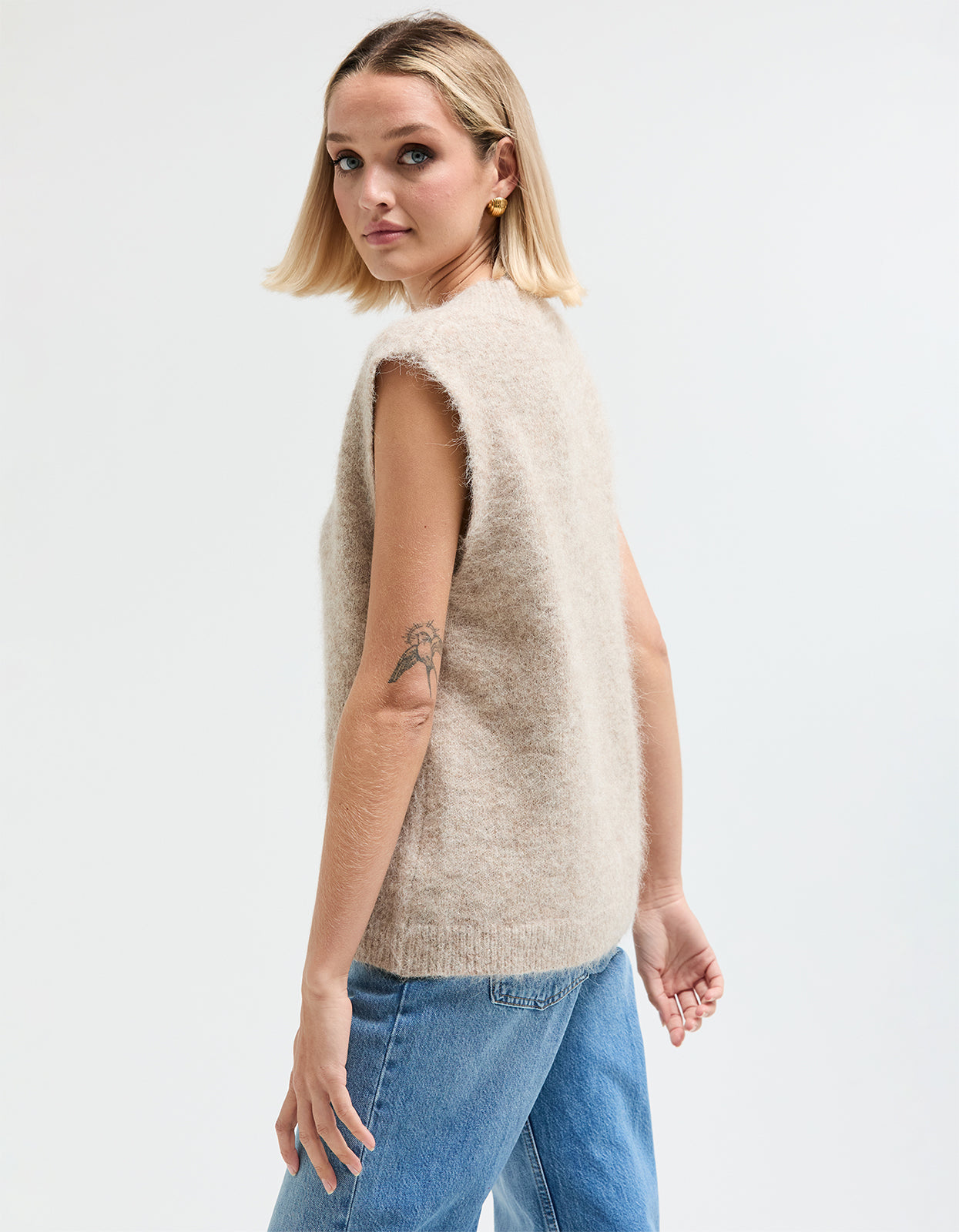 Mila Vest - Beige