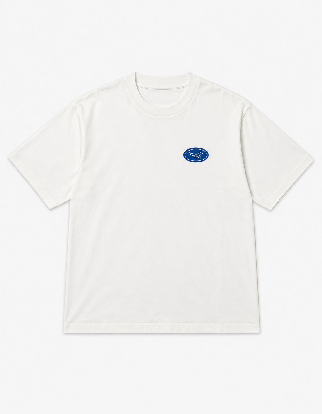 Chasing The Fox X Superette S/S Tee - Ivory/Blue