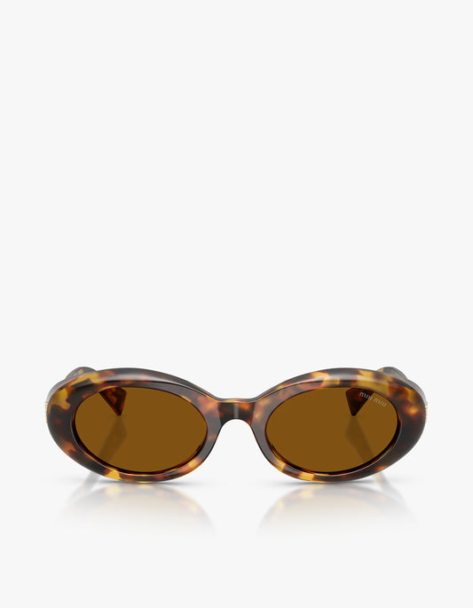 MU B09S Sunglasses - Honey Havana