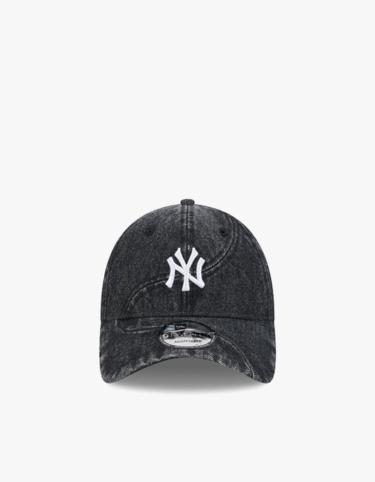 New York Yankees Denim Curve 9TWENTY Cap - Black Denim