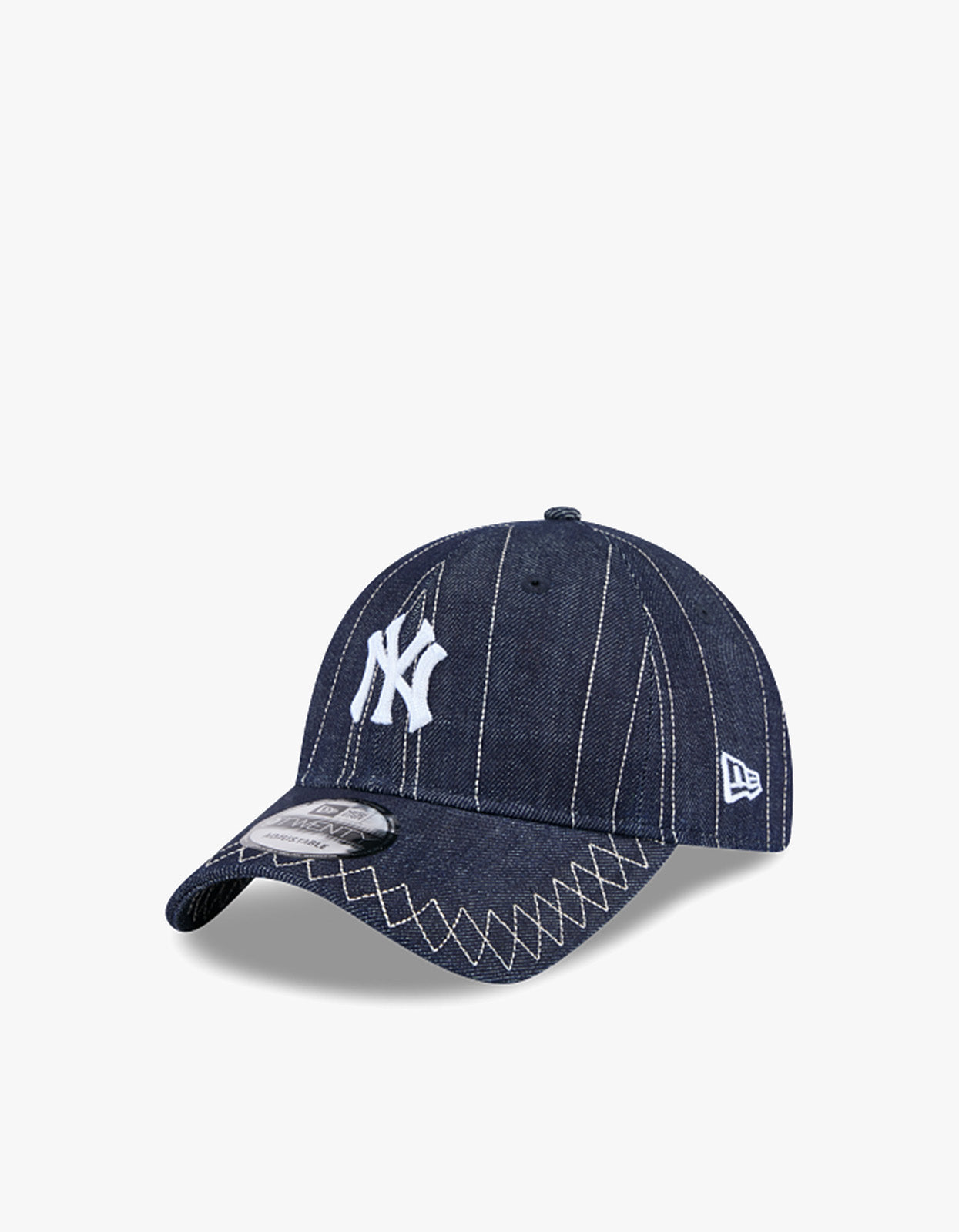 New York Yankees Denim Embroidery 9TWENTY Cap - Navy