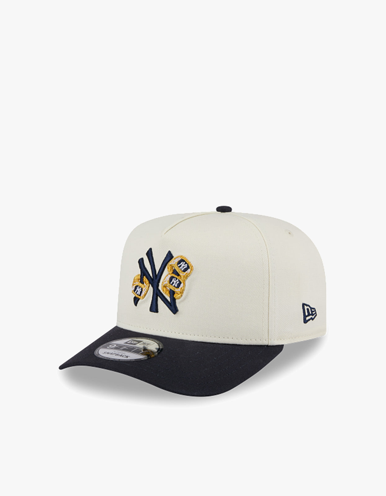 New York Yankees Three Peat 9FIFTY A Frame Cap - White