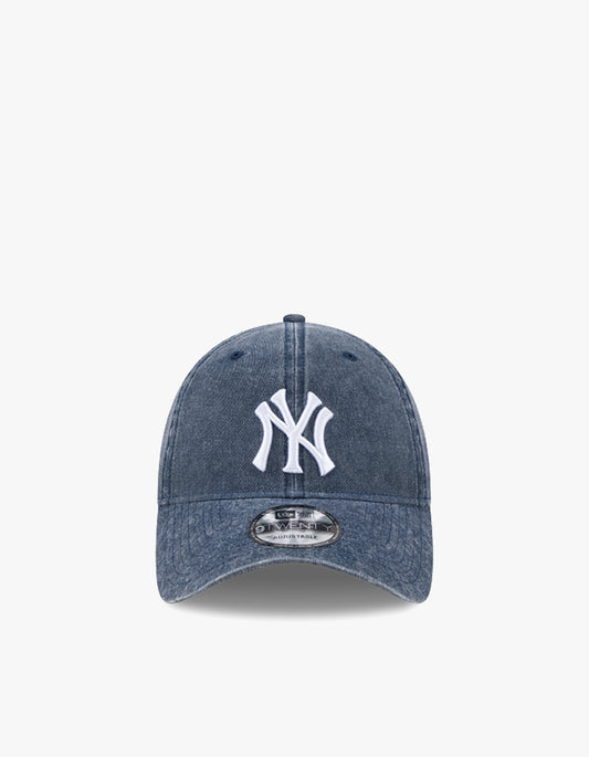 New York Yankees Overwash 9TWENTY Cap - Washed Oceanside Blue