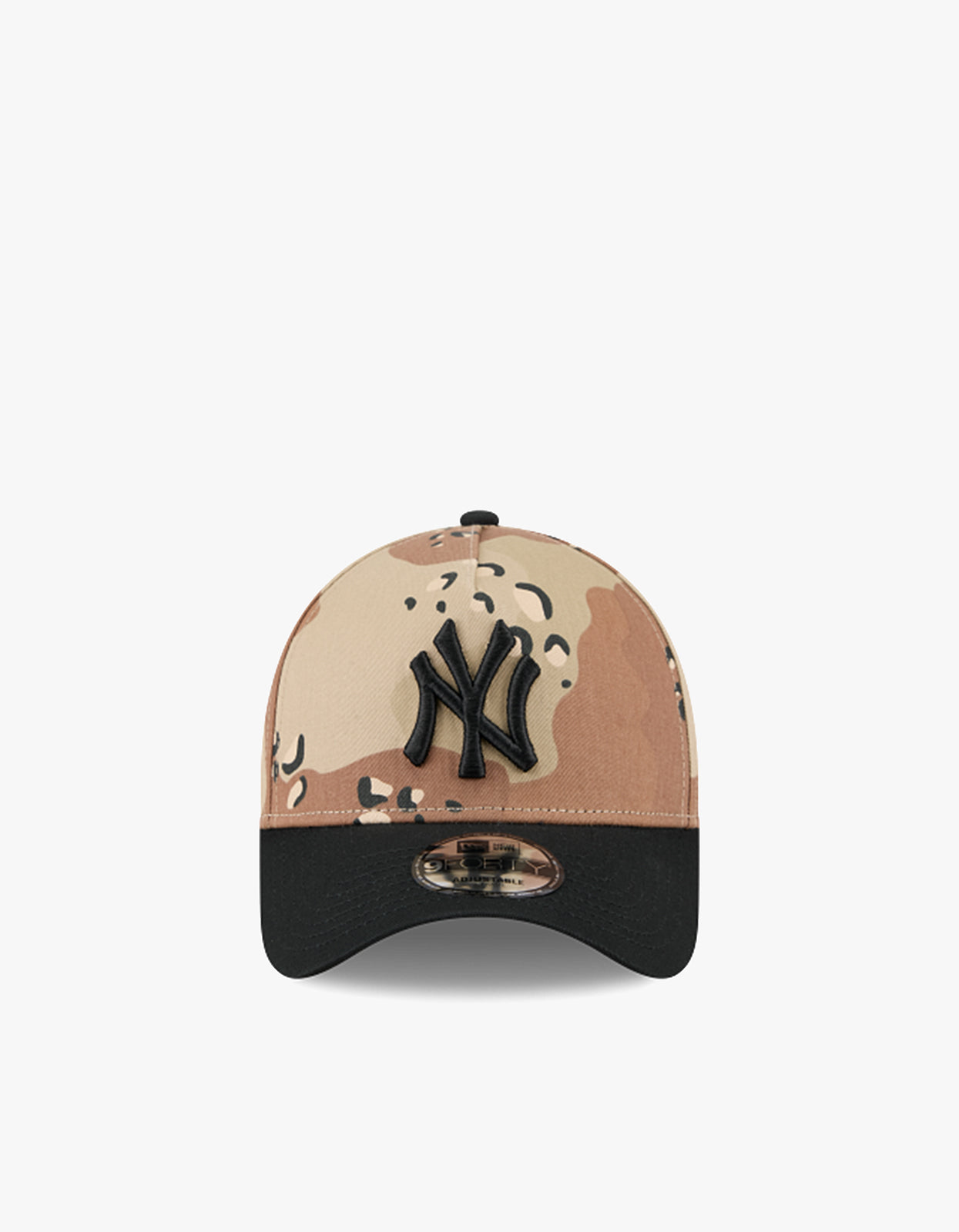 New York Yankees Desert Washed 9FORTY A Frame Cap - Claypan Camo/Black