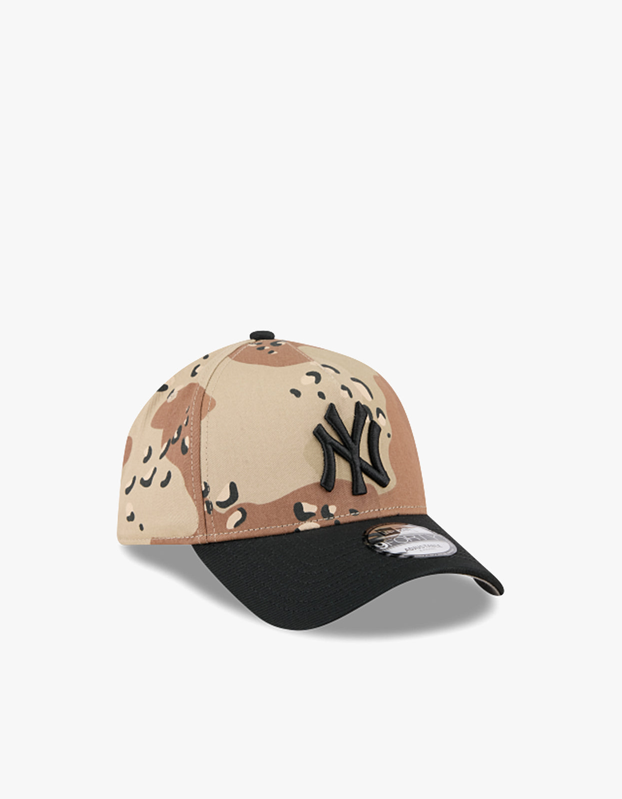 New York Yankees Desert Washed 9FORTY A Frame Cap - Claypan Camo/Black