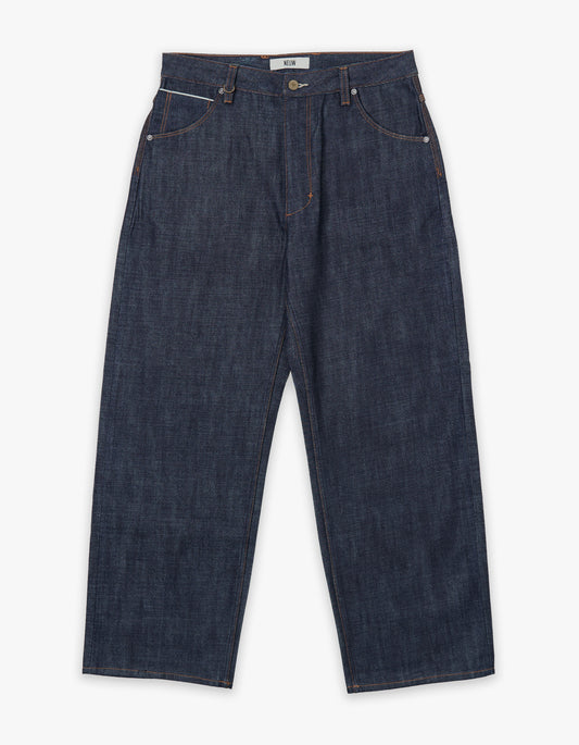 Austin Baggy Selvedge Jean - Raw Selvedge