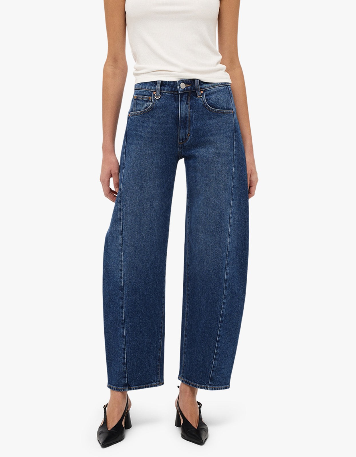 Amber Barrel Jean- Iris