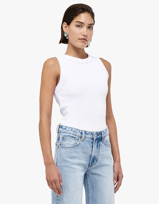 Jonesy Singlet Am - White