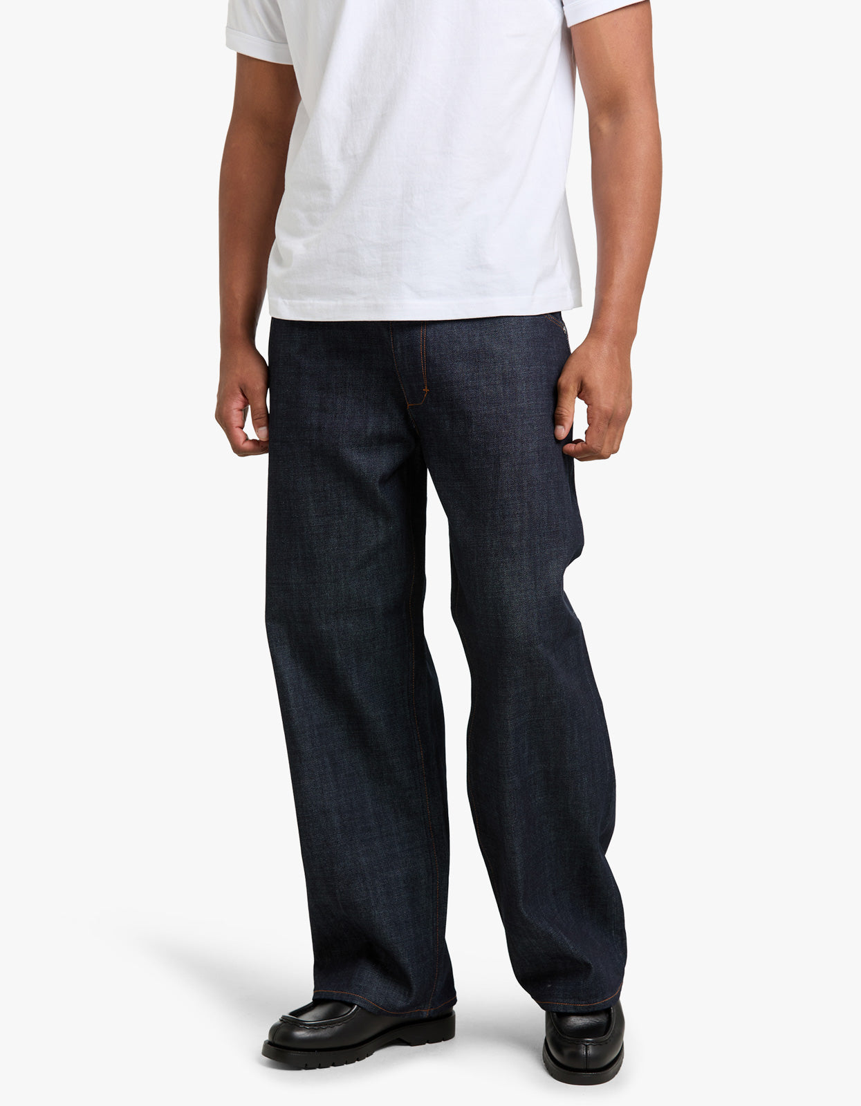 Austin Baggy Selvedge Jean - Raw Selvedge
