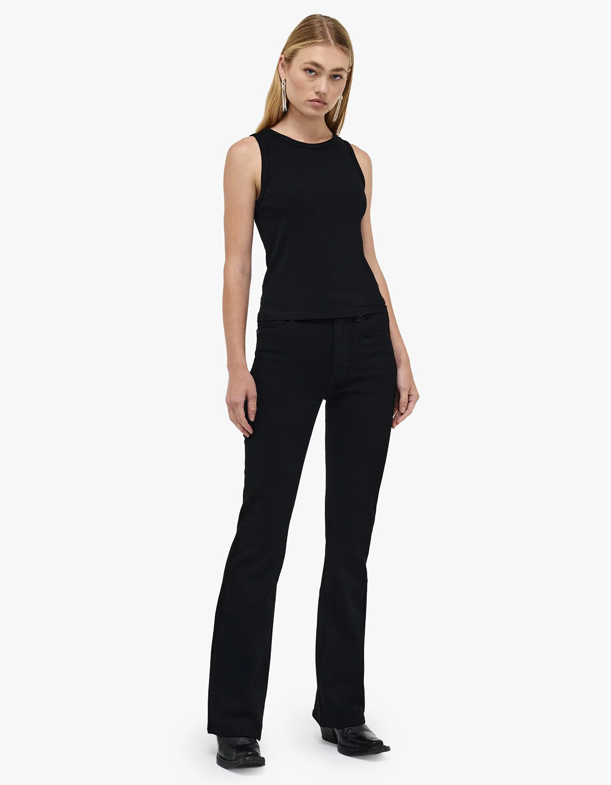 Jonesy Singlet Am - Black