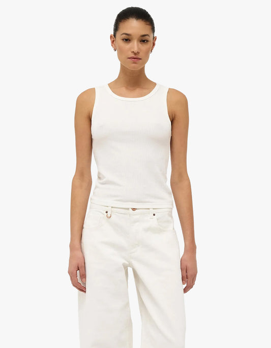 Jonesy Singlet Am - White