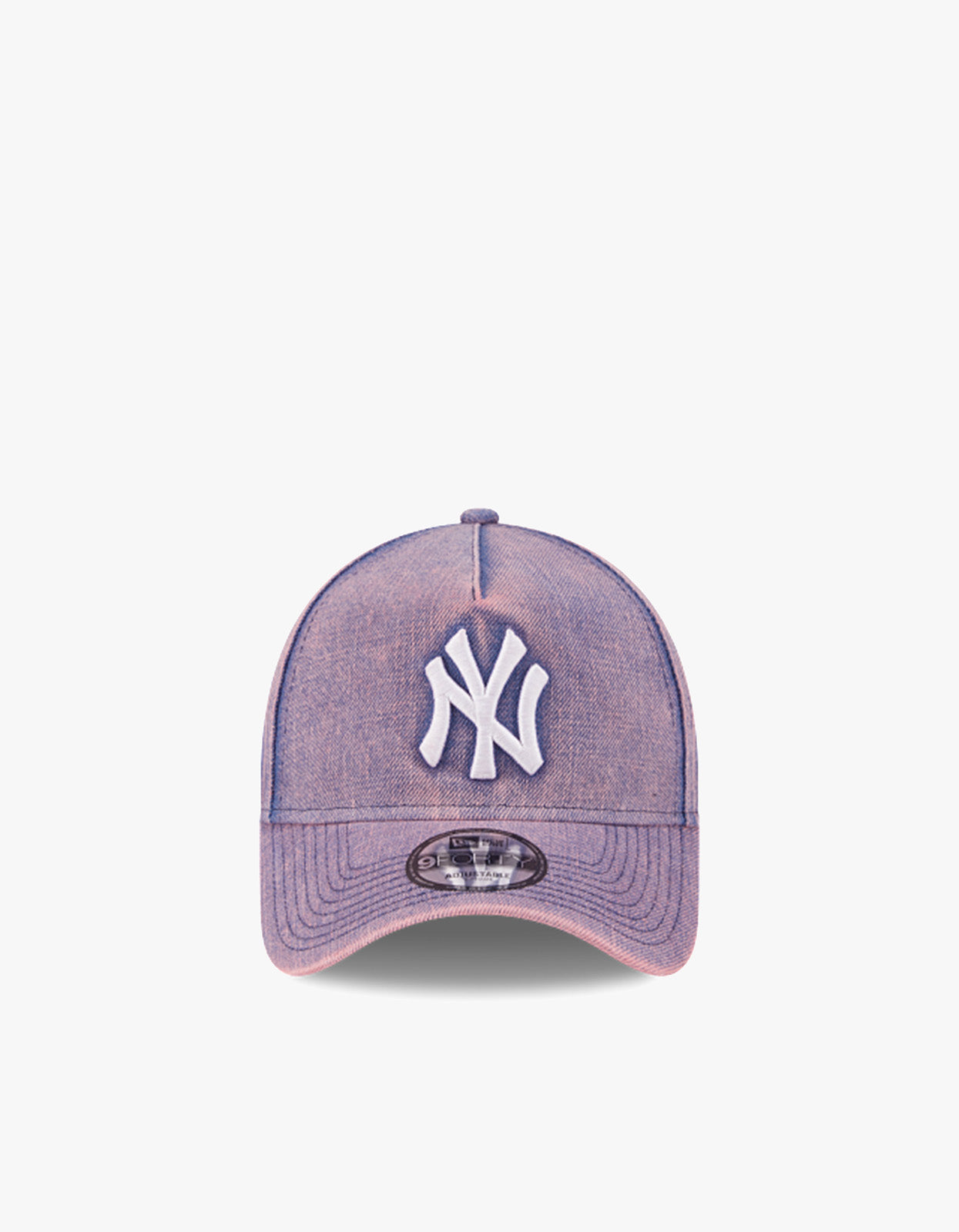 New York Yankees 9Forty A Frame Snapback - Pink Acid Denim