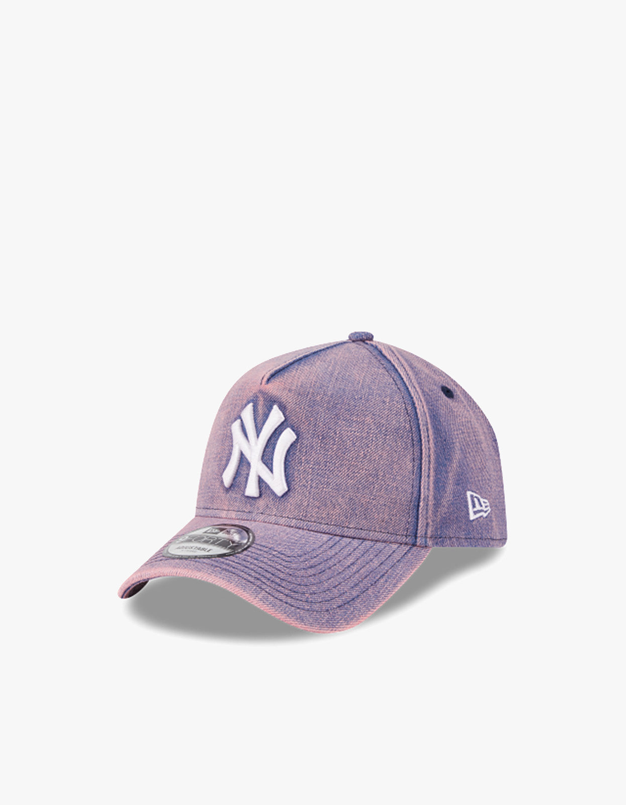 New York Yankees 9Forty A Frame Snapback - Pink Acid Denim