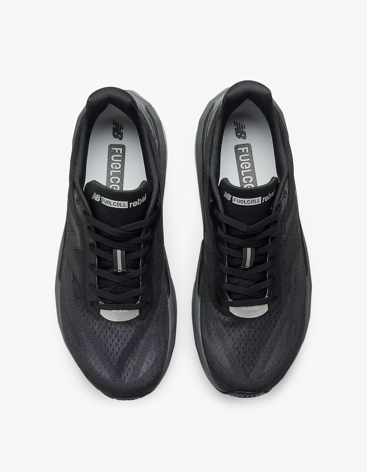 Mens Fuelcell Rebel v5 Sneaker - Black/Castlerock/Silver Metallic