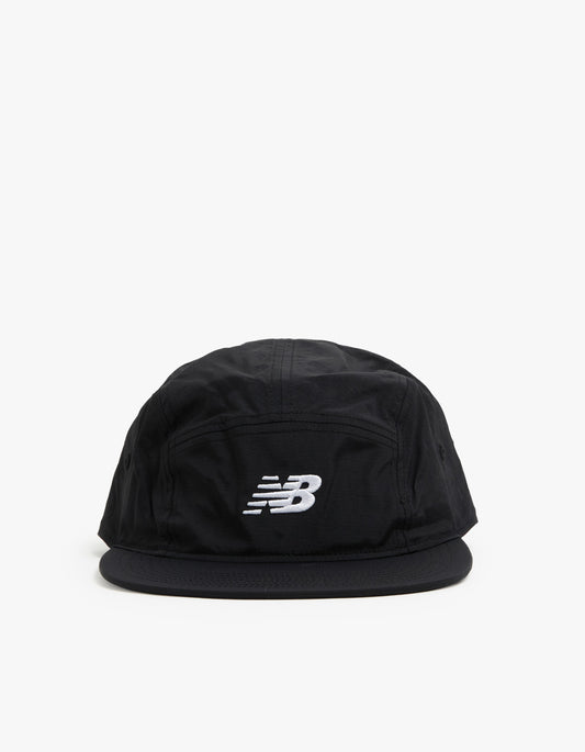 New Balance 47 Five Panel Run Hat - Black